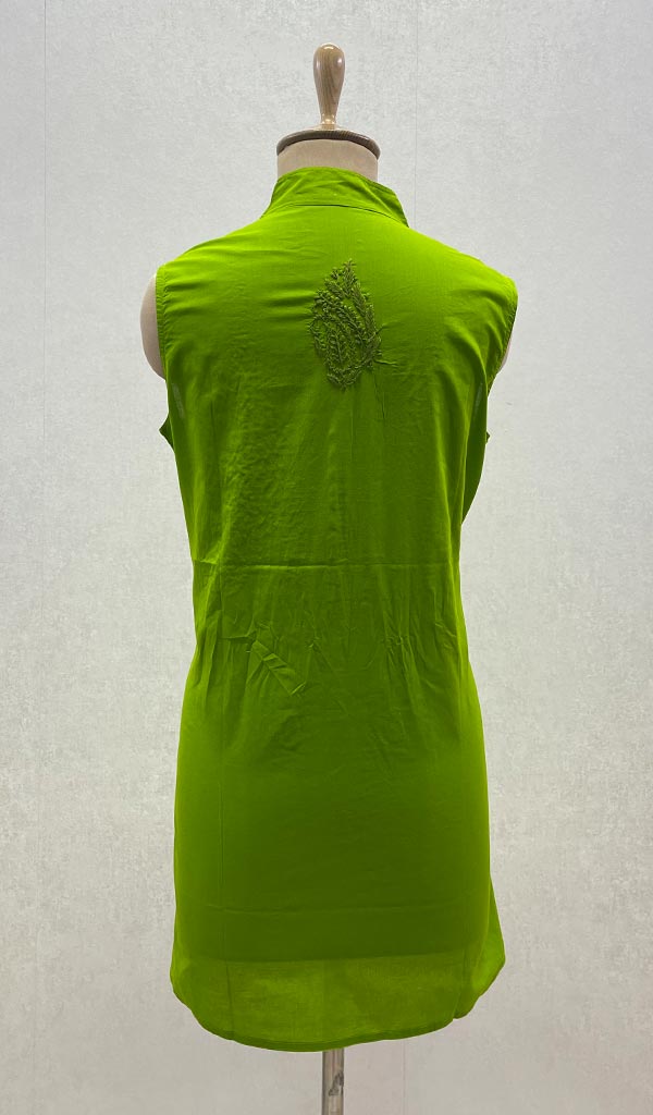 Women's Lucknowi Handcrafted Cotton Chikankari Top - HONC099088