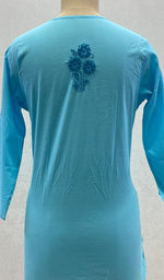Load image into Gallery viewer, Women's Lucknowi Handcrafted Cotton Chikankari Top - HONC099109