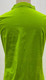 Load image into Gallery viewer, Women's Lucknowi Handcrafted Cotton Chikankari Kurti - HONC099107