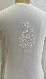 Load image into Gallery viewer, Women's Lucknowi Handcrafted Cotton Chikankari Kurti - HONC0118635