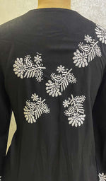 Load image into Gallery viewer, Lucknowi Handcrafted Modal Cotton Chikankari Dress - HONC0126843