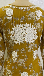 Load image into Gallery viewer, Women's Lucknowi Printed Handcrafted Cotton Chikankari Kurti - HONC0130559