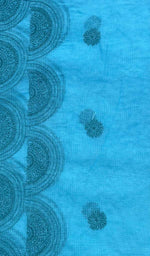 Load image into Gallery viewer, Women's Lucknowi Handcrafted Kota Cotton Chikankari Dupatta - Honc0120271
