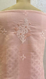 Load image into Gallery viewer, Lucknowi Handcrafted Cotton Chikankari Unstitched Kurti Fabric - Honc0121964
