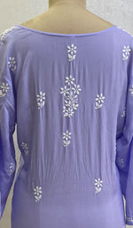 Load image into Gallery viewer, لکھنوی ہینڈ کرافٹ ماڈل کاٹن چکنکاری ٹاپ - HONC0136490