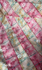 将图像加载到图库查看器中, Women's Lakhnavi Handcrafted Cotton Chikankari Unstitched  Kurta And Kurta Dupatta Set - HONC0312681