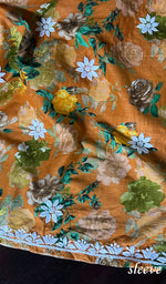 将图像加载到图库查看器中, Women's Lakhnavi Handcrafted Cotton Chikankari Unstitched Kurti Fabric - HONC0157701