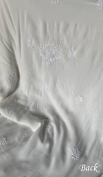 将图像加载到图库查看器中, Women's Lakhnavi Handcrafted Modal Cotton Chikankari Suit Material - HONC0275947