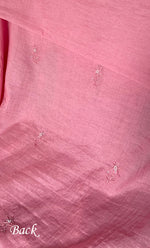 Load image into Gallery viewer, Women's Lakhnavi Handcrafted Mul Chanderi Unstitched Chikankari Full Suit Material - HONC0314657