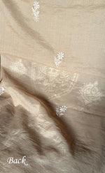 将图像加载到图库查看器中, Women's Lakhnavi Handcrafted Mul Chanderi Unstitched Kurta And Dupatta Set - HONC0284726