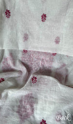 Load image into Gallery viewer, Women's Lakhnavi Handcrafted Mul Chanderi Unstitched Kurta And Dupatta Set - HONC0265849