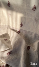 Load image into Gallery viewer, Women's Lakhnavi Handcrafted Maheshwari Mul Chanderi Unstitched Kurta And Dupatta Set - HONC0271873