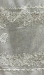 Load image into Gallery viewer, Women's Lucknowi Handcrafted Cotton Chikankari Dupatta - HONC0198571