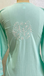 Load image into Gallery viewer, Sufiyani Women's Lucknowi Handcrafted Cotton Chikankari Kurti - HONC0138239