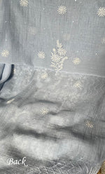 Load image into Gallery viewer, Women's Lakhnavi Handcrafted Maheshwari Mul Chanderi Unstitched Kurta And Dupatta Set - HONC0301245