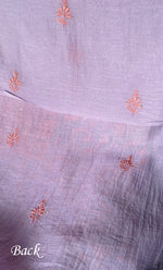 Load image into Gallery viewer, Women's Lakhnavi Handcrafted Mul Chanderi Unstitched Kurta And Dupatta Set - HONC0273558