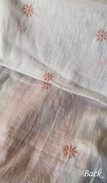 将图像加载到图库查看器中, Women's Lakhnavi Handcrafted Maheshwari Mul Chanderi Unstitched Kurta And Dupatta Set - HONC0271880