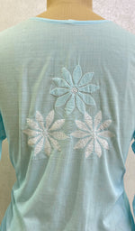 Load image into Gallery viewer, Aafia Women's Lucknowi Handcrafted Cotton Chikankari Kurti - HONC0162962