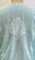Load image into Gallery viewer, Zoyaa Women's Lucknowi Handcrafted Cotton Chikankari Kurti - HONC0164396