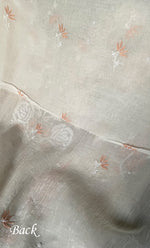 Load image into Gallery viewer, Women's Lakhnavi Handcrafted Unstitched Mul Chanderi Kurta And Dupatta Set - HONC0319476