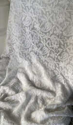 Load image into Gallery viewer, Women's Lucknowi Handcrafted Viscose Georgette Unstitched Chikankari Kurta and Dupatta Set- HONC0341387