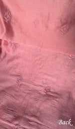 将图像加载到图库查看器中, Women's Lucknowi Handcrafted Chanderi Silk Chikankari Full Suit Material - HONC0265291