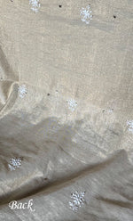 Load image into Gallery viewer, Women's Lakhnavi Handcrafted Tissue Chanderi Unstitched Kurta And Dupatta Set - HONC0267163