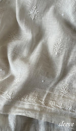 将图像加载到图库查看器中, Women's Lakhnavi Handcrafted Mul Chanderi Unstitched Kurta And Dupatta Set - HONC0287713