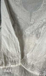 Load image into Gallery viewer, Women's Lakhnavi Handcrafted Mul Chanderi Semi - Stitched Kurta And Dupatta Set - HONC0278898