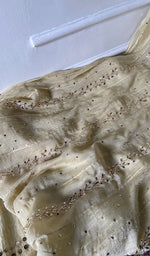 Load image into Gallery viewer, Women's Lakhnavi Handcrafted Mul Chanderi Semi - Stitched Anarkali And Dupatta Set - HONC0339440