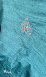 将图像加载到图库查看器中, Lucknowi Handcrafted Cotton Chikankari Unstitched Men's Kurta Fabric - HONC0302272