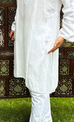 Load image into Gallery viewer, Men's Lucknowi Handcrafted Cotton Chikankari Kurta - HONC0253043