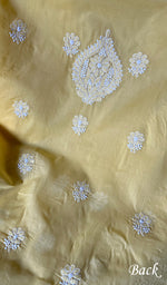Load image into Gallery viewer, Women's Lakhnavi Handcrafted Cotton Chikankari Suit Material - HONC0285020