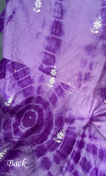 Load image into Gallery viewer, Women's Lakhnavi Handcrafted Munga Silk Chikankari Kurta And Dupatta Set- HONC0256126