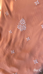 将图像加载到图库查看器中, Women's Lakhnavi Handcrafted Modal Cotton Chikankari Suit Material - HONC0275955