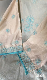 将图像加载到图库查看器中, Women's Lakhnavi Handcrafted Cotton Unstitched Chikankari Suit Material - HONC0348839