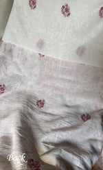 Load image into Gallery viewer, Women's Lakhnavi Handcrafted Maheshwari Mul Chanderi UnStitched Kurta And Dupatta Set - HONC0288346