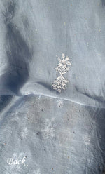 将图像加载到图库查看器中, Afeera Women's Lakhnavi Handcrafted Pure Organza Chikankari Unstitched Kurta And Dupatta Set- HONC0302226