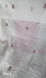 将图像加载到图库查看器中, Women's Lakhnavi Handcrafted Mul Chanderi Unstitched Kurta And Dupatta Set - HONC0284680