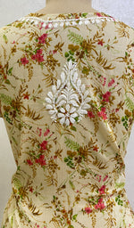 Load image into Gallery viewer, Women's Lakhnavi Handcrafted Mul Cotton Chikankari Kurta And Palazzo Set - HONC0160876