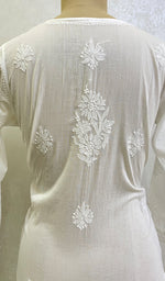 将图像加载到图库查看器中, Women's Lucknowi Handcrafted Cotton Chikankari Kurti - HONC0154665