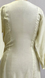 将图像加载到图库查看器中, Pari Women's Lucknowi Handcrafted Muslin Chikankari Kurti - HONC0204804