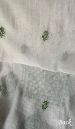将图像加载到图库查看器中, Women's Lakhnavi Handcrafted Mul Chanderi Kurta And Dupatta Set - HONC0263970