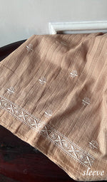 将图像加载到图库查看器中, Aarya Lucknowi Handcrafted Cotton Unstitched Chikankari Unstitched Unisex Kurta Fabric - HONC0646463