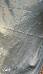 将图像加载到图库查看器中, Women's Lakhnavi Handcrafted Tissue Chanderi Chikankari Suit Material - HONC0287076