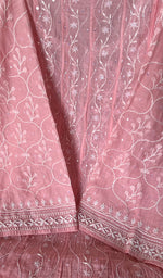 将图像加载到图库查看器中, Laiba Women's Lakhnavi Handcrafted Mul Chanderi Semi - Stitched Anarkali And Dupatta Set - HONC0275208