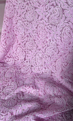 Load image into Gallery viewer, Vamika Women's Lucknowi Handcrafted Faux-Georgette Unstitched Chikankari Suit Material - HONC0330338