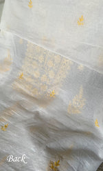 将图像加载到图库查看器中, Women's Lakhnavi Handcrafted Mul Chanderi UnStitched Kurta And Dupatta Set - HONC0317075