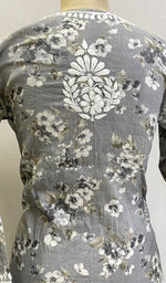 Load image into Gallery viewer, Rubab Women's Lucknowi Handcrafted Cotton Chikankari Kurti - HONC0196401