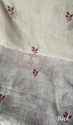 Load image into Gallery viewer, Women's Lakhnavi Handcrafted Mul Chanderi Unstitched Kurta And Dupatta Set - HONC0260937